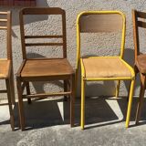 Set of 4 mismatched chairs