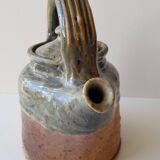 Teapot in pyrite and enameled stoneware signed Pierre Digan in La Borne