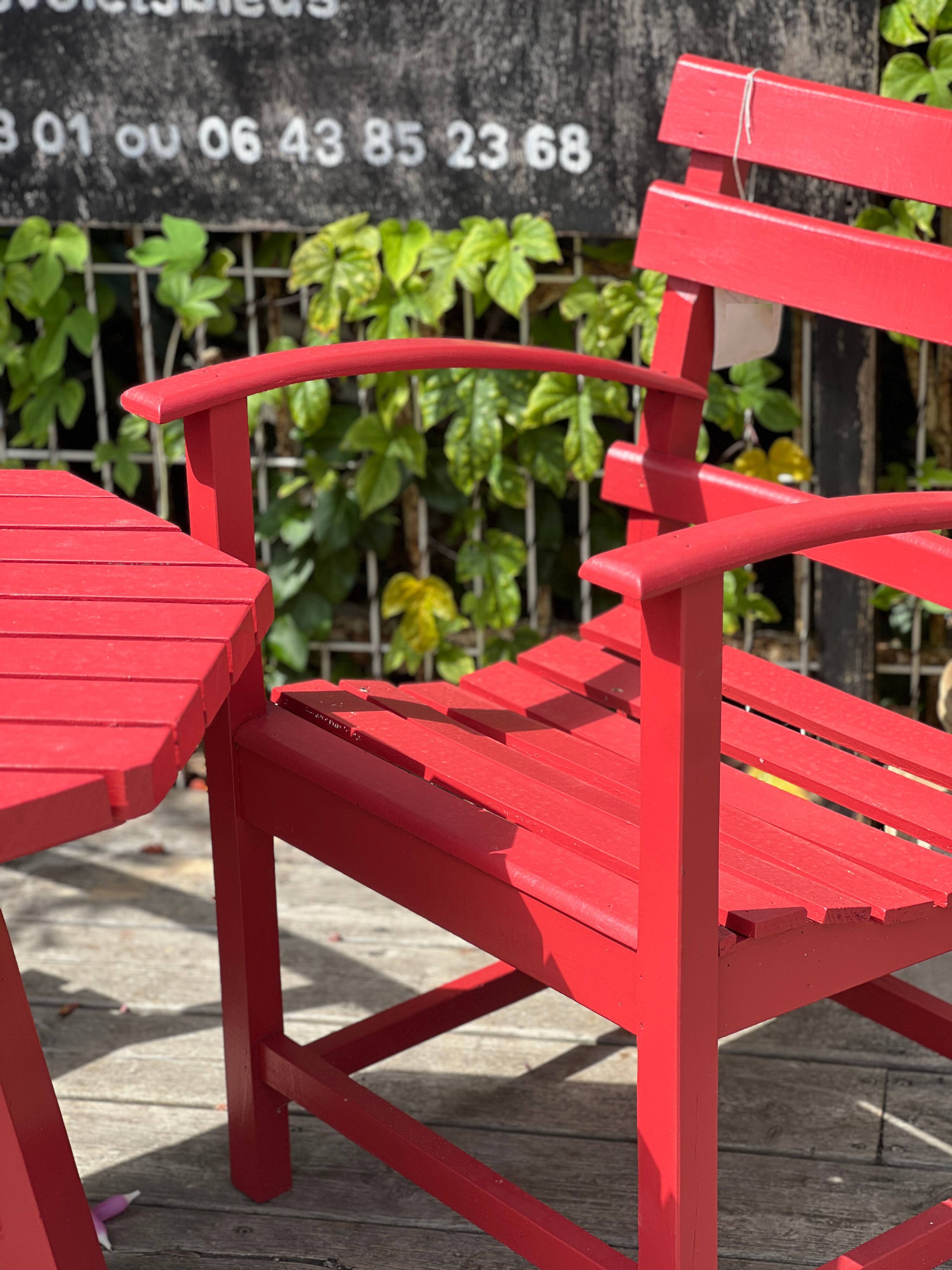 Basque garden armchair set