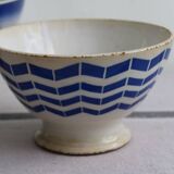 Set of 2 antique ceramic bowls