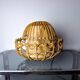 Rattan table lamp, popular art, France, 1960