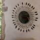 Vintage metal sun mirror, 1970s-1980s