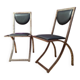 Pair of Sinus chairs designed by Karl Friedrich Förster, KFF, Germany, 1990