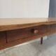 Rustic farmhouse table in solid cherry wood 19th century - 1m91.5