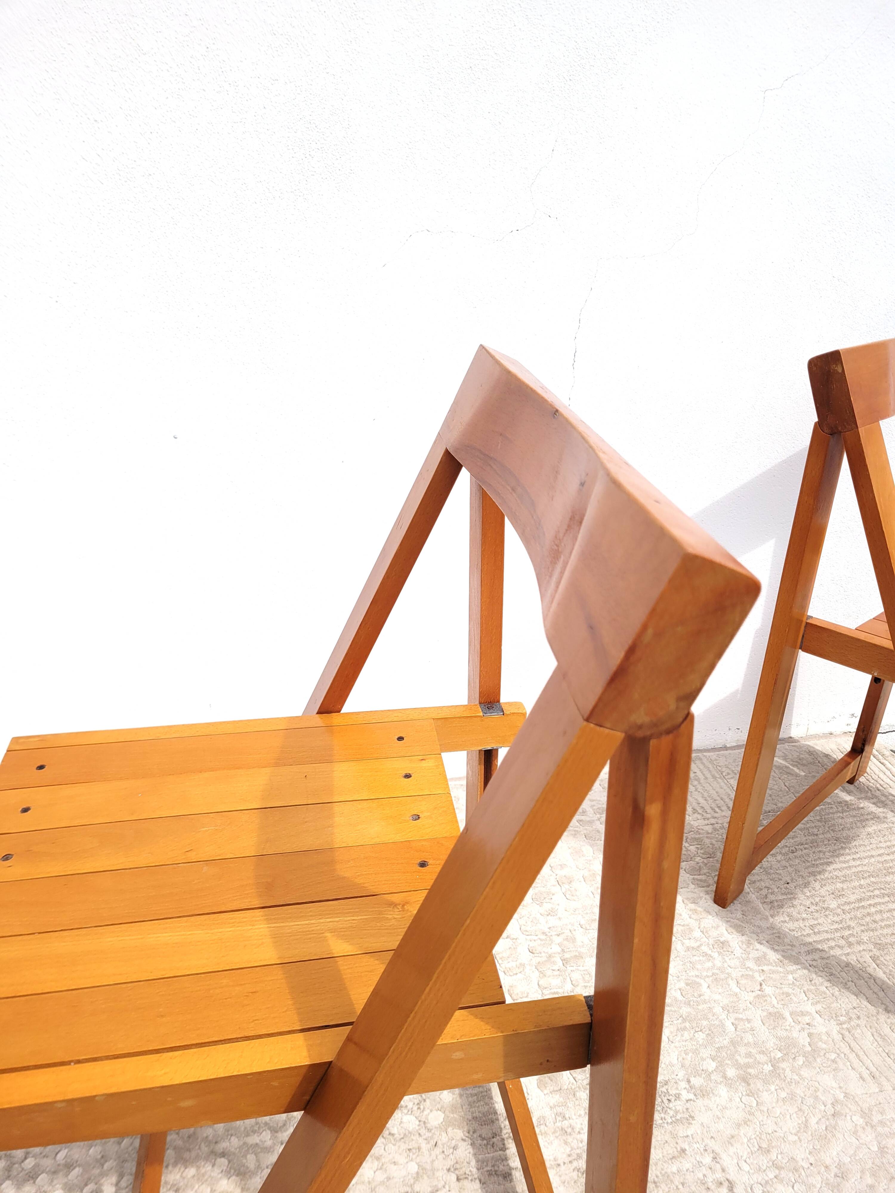 Aldo Jacober folding chairs 1960