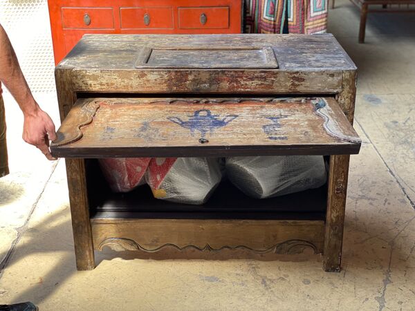 Coffre mongole fin 19ème