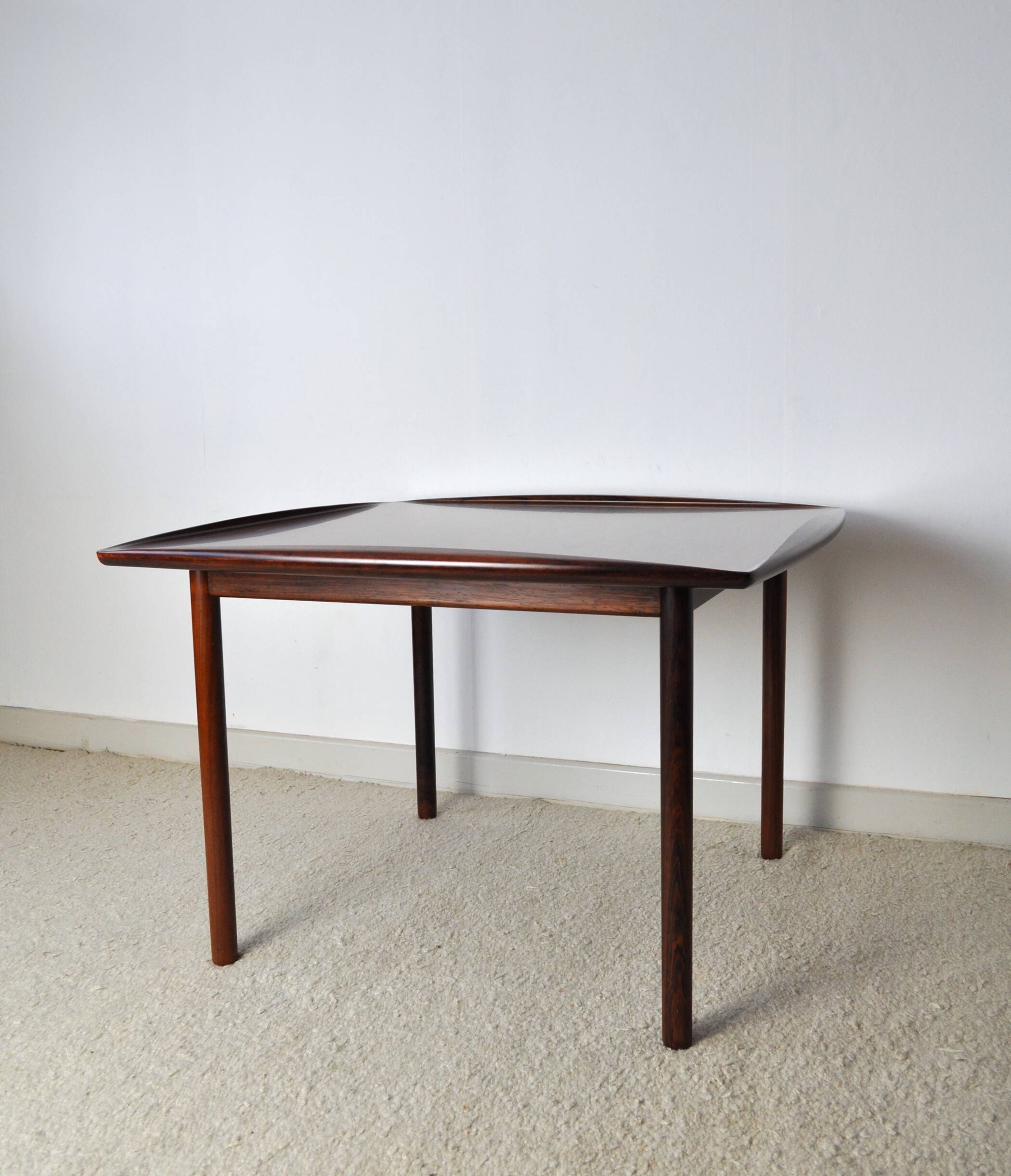 Rare Danish Modern Rosewood Coffee Table by Grete Jalk for P. Jeppesen