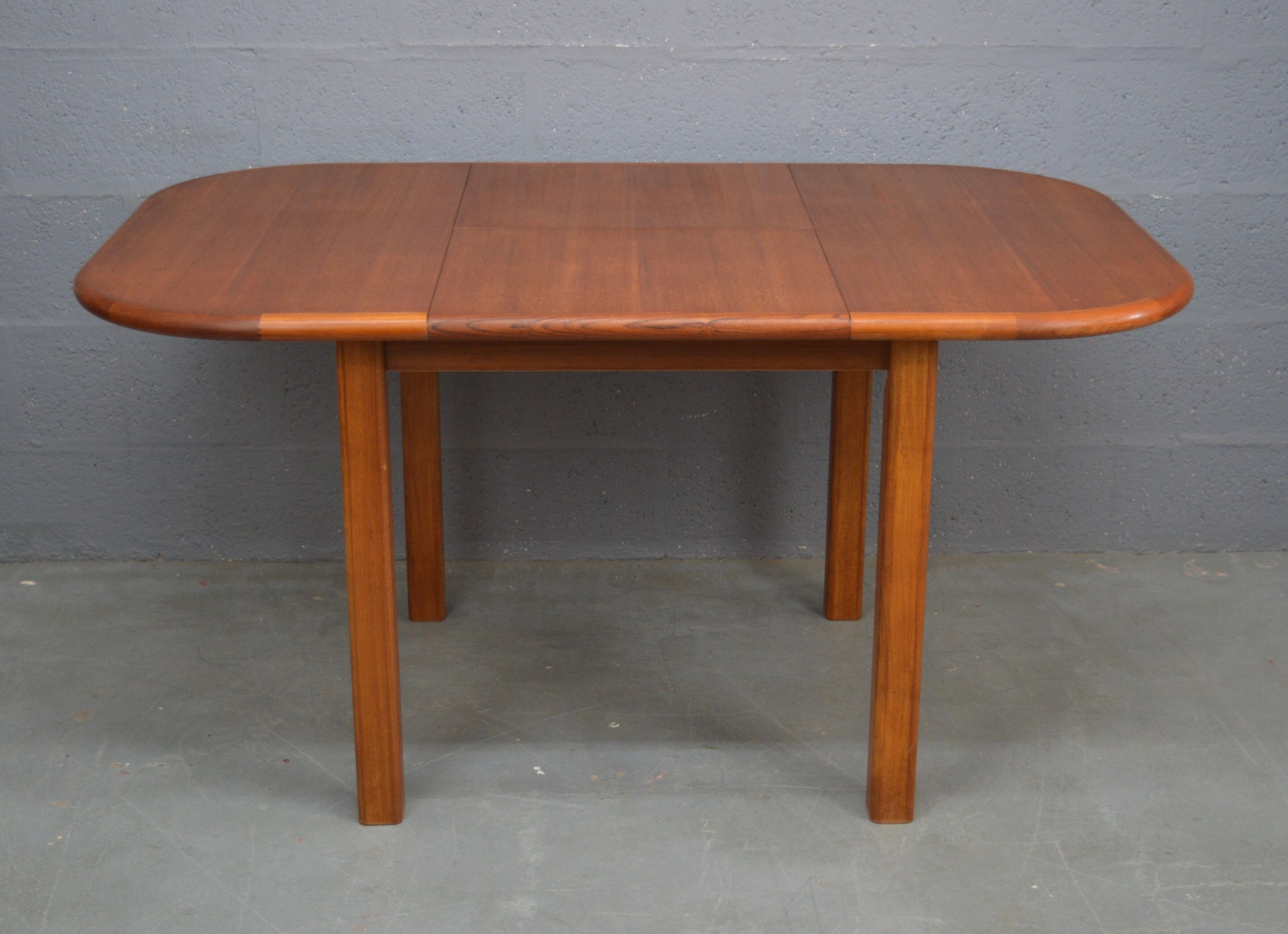 Mid Century Teak Dinning Table by D-Scan