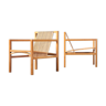 Ruud Jan Kokke Pair of Slat Easy Chairs for Metaform 1986