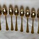 Gold plated teaspoons