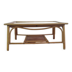 Table basse bambou et