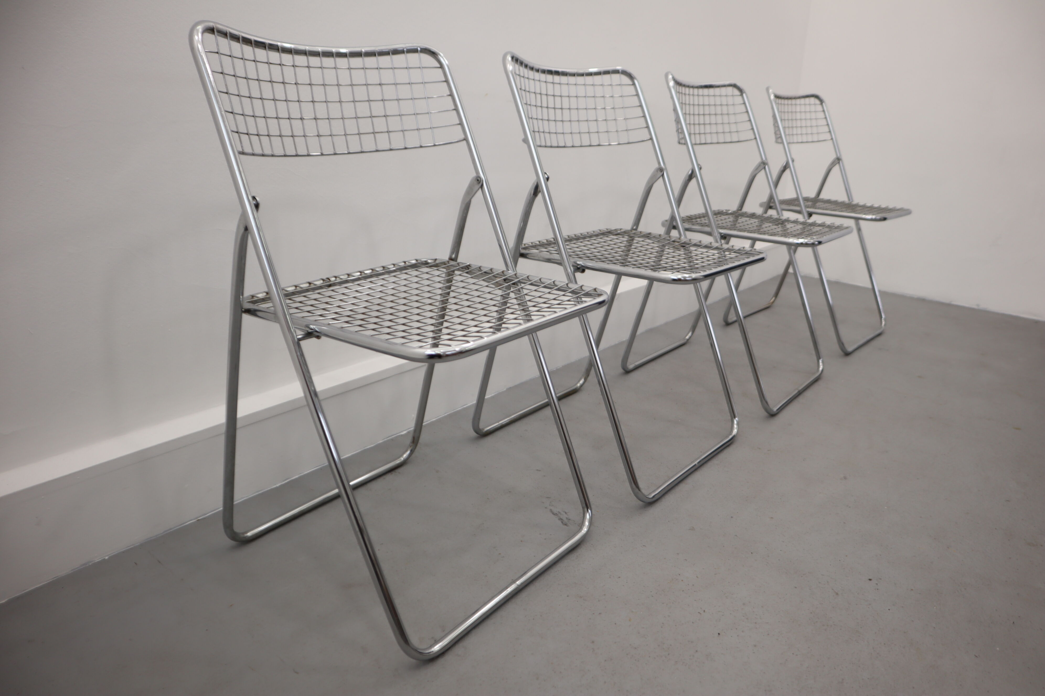 4 chaises Ted Net par Niels Gammelgaard pour Ikea