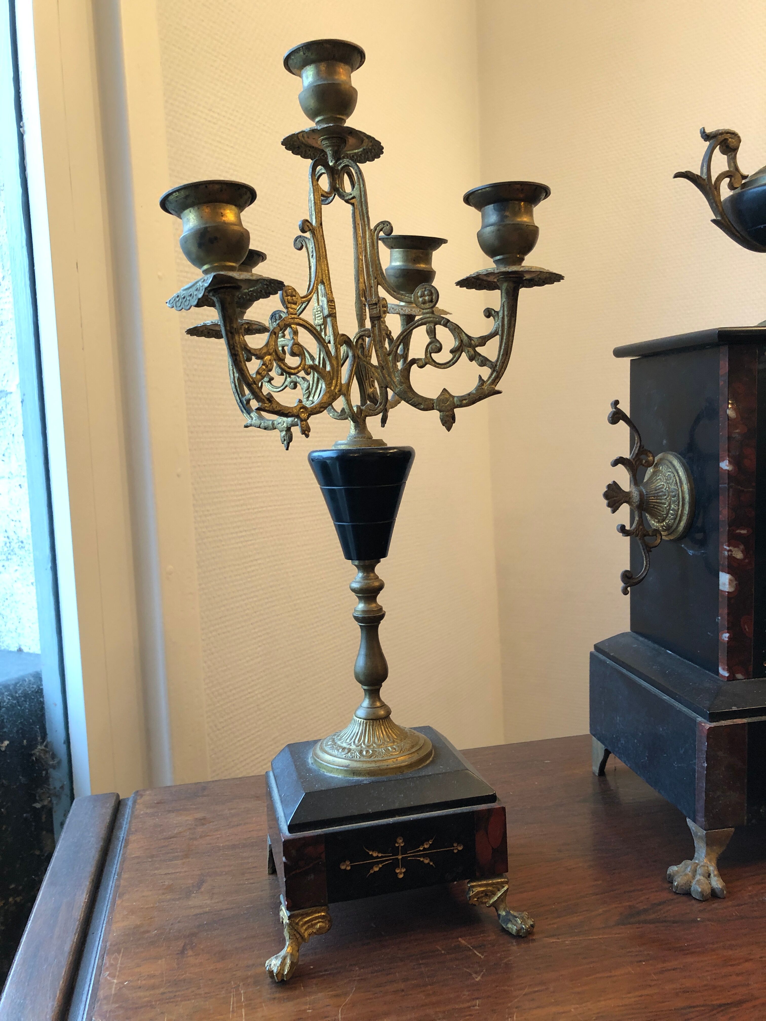 Marble and Regular Clock, Napoleon III