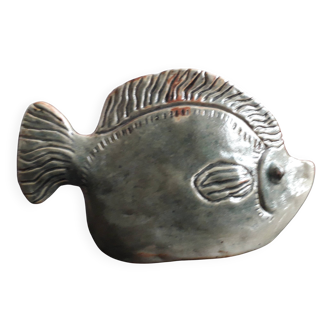 Céramique vintage en forme de poisson