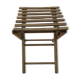 Folding wood stool