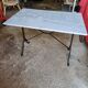 Bistro table marble and wrought iron