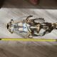 Set of bronze and curved glass light fixtures – Louis XV style – read