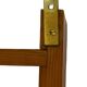 Vintage wooden wall shelve rack in pinewood minimalist design