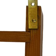Vintage wooden wall shelve rack in pinewood minimalist design