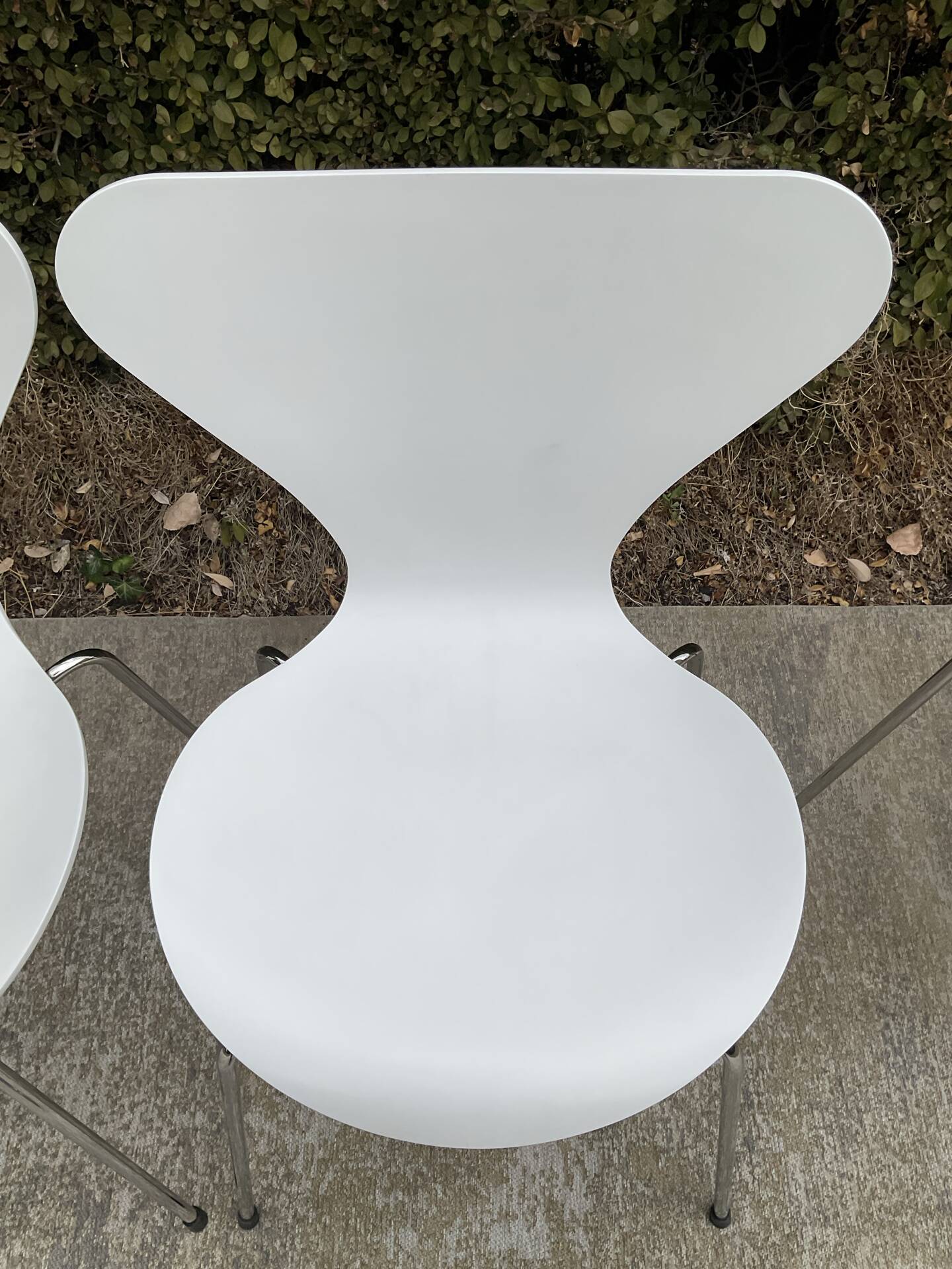 Série de 4 chaises 3107 Arne Jacobsen pour Fritz Hansen