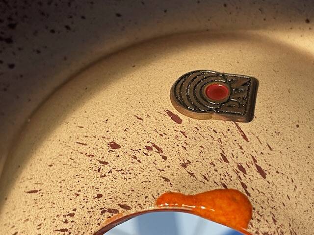 Pair of ceramic wall lights 1970 Pan Leuchten