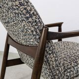 Vintage armchair GFM-64 by Edmund Homa, GFM, Poland, 1960s