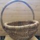 Panier vintage osier tressé