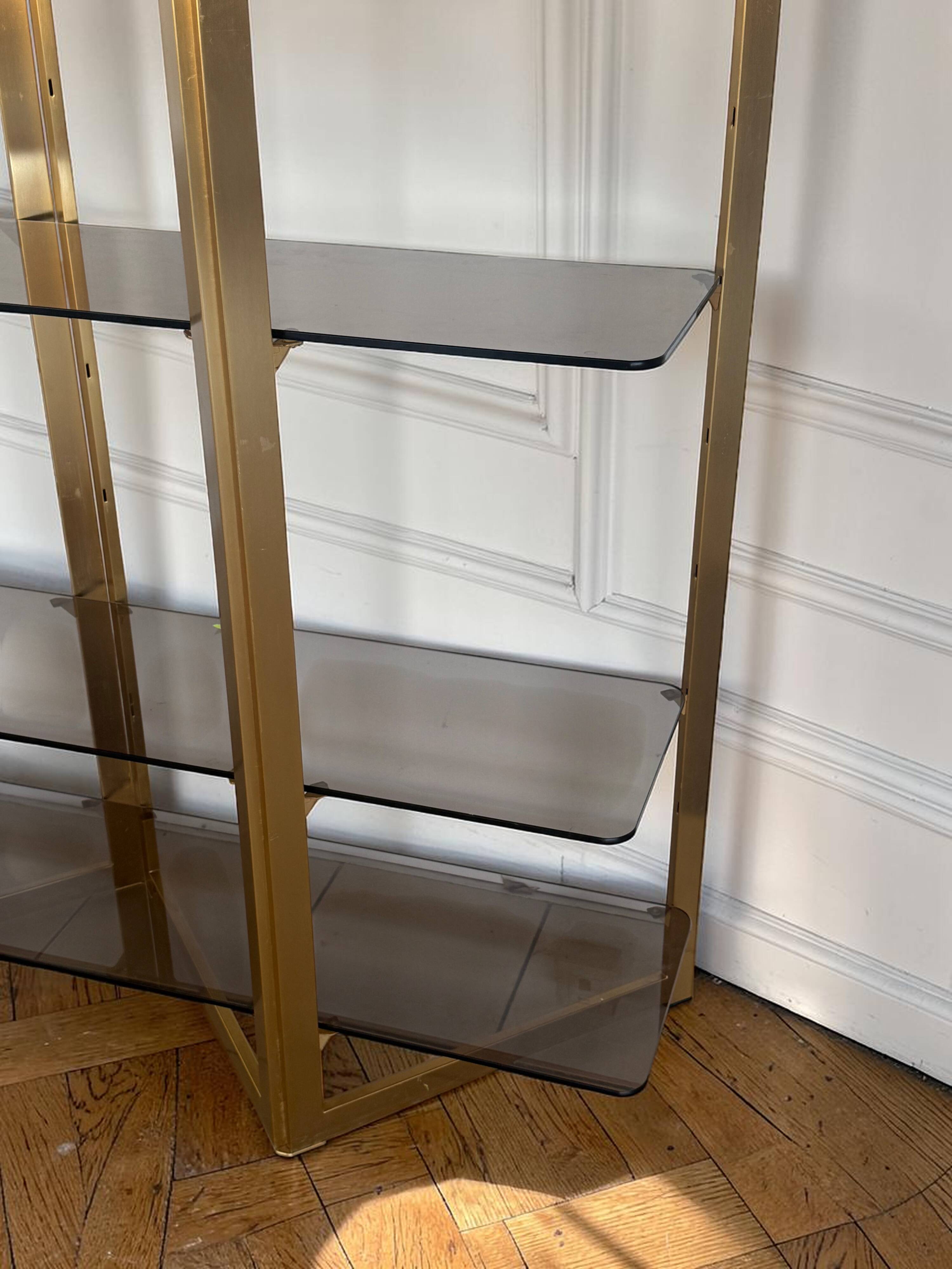 1970s "ARTELANO" SHELF FOR ROCHE BOBOIS IN THE FORM OF A SCREEN