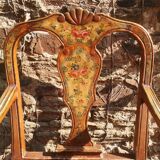 19th painted Italian armchair