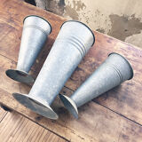 Series 3 vases florists zinc