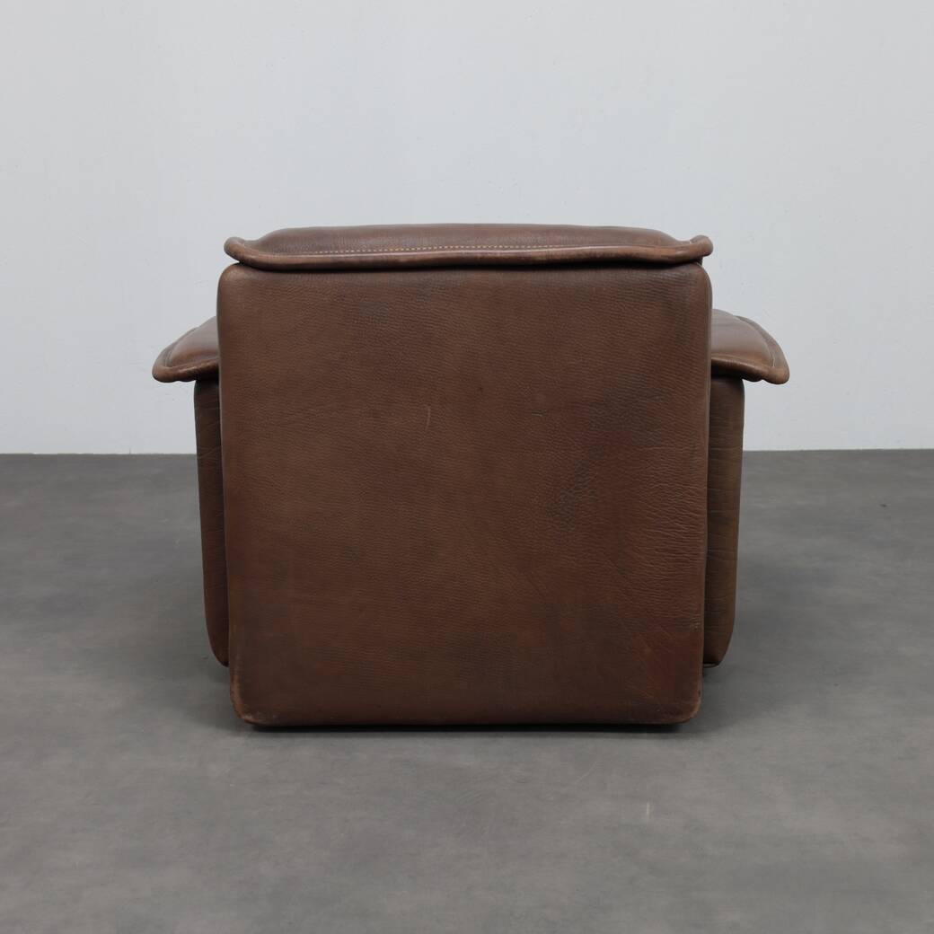 DS-12 leather lounge chair by De Sede, Switzerland, 1970s
