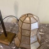 Mother-of-pearl tulip lamp