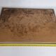 Leather desk pad, vintage office accessory, 50 cm