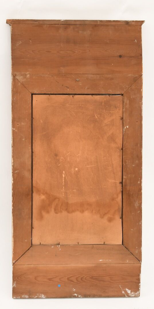 Empire-style painted mirror  47x96cm