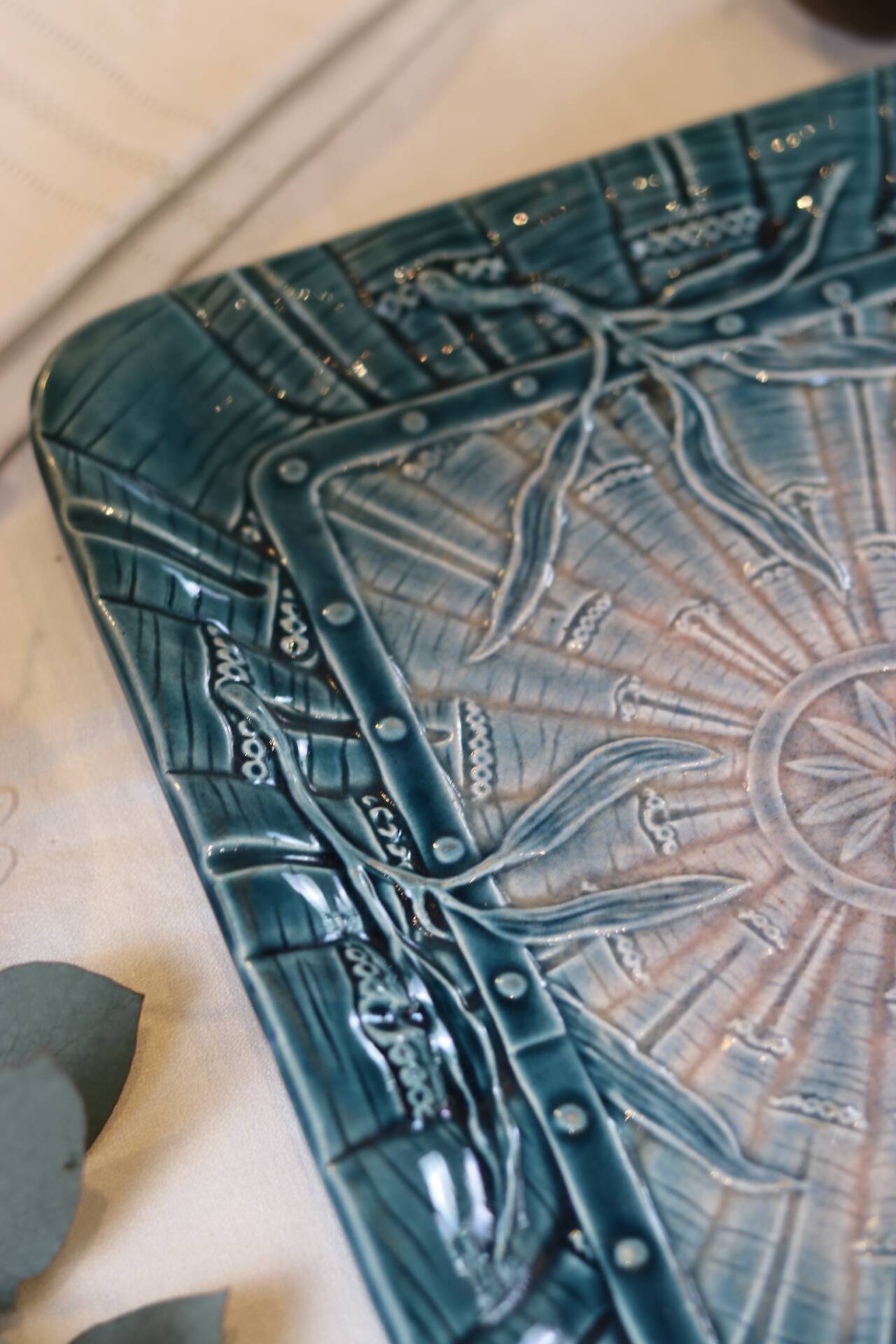 Large slip dish circa 1900