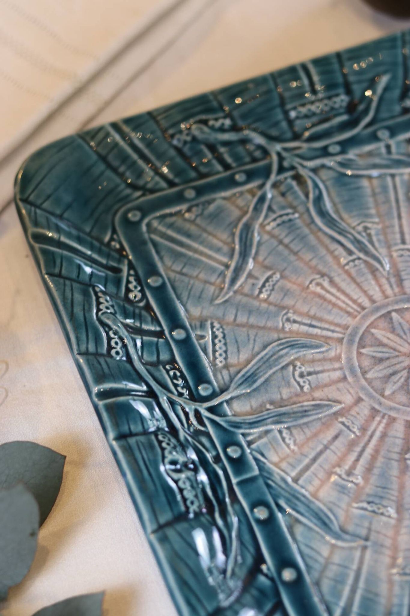 Large slip dish circa 1900