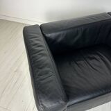 Fauteuil vintage en cuir lc3 par le corbusier & charlotte perriand - cassina