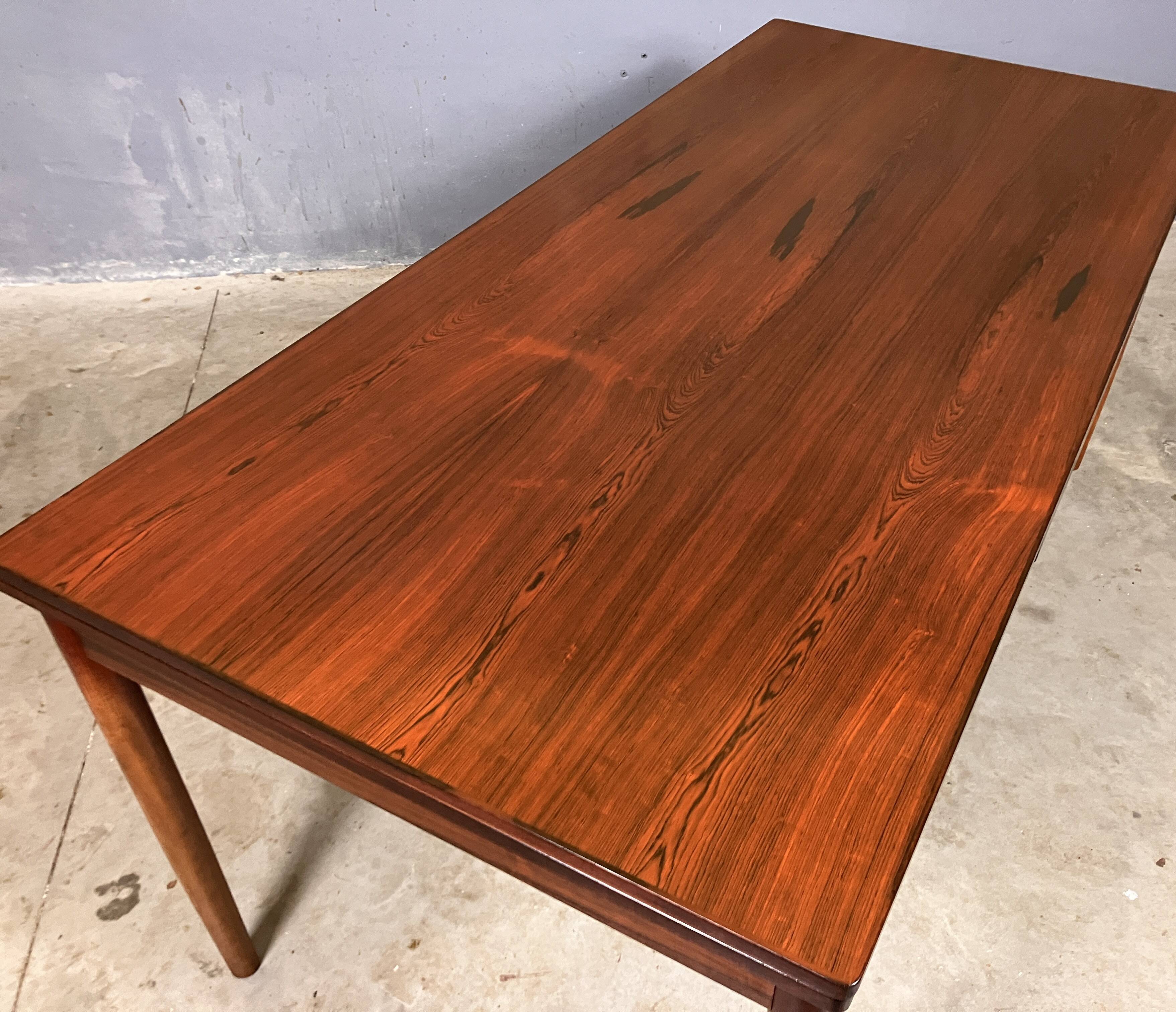 Rosewood dining table XL Mid Century Vintage Dutch Design