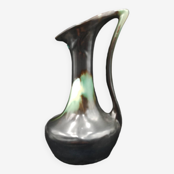 Vase, ceramic soliflore Thulin Belgium, 1920
