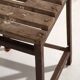 Vintage industrial stool made of pine wood and iron – Central Europe, around 1950