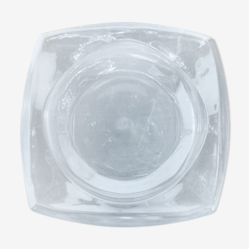 Smoked glass ashtray