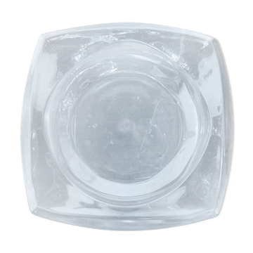Cendrier en verre fumé