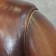 Vintage club armchair made of sheep leather