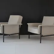 Pair of airborne a.r.p armchairs