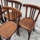 Série de 6 chaises de bistrot années 30