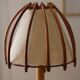 Louis Sognot rattan lamp, 1950s-60s