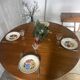 Table ronde extensible vintage