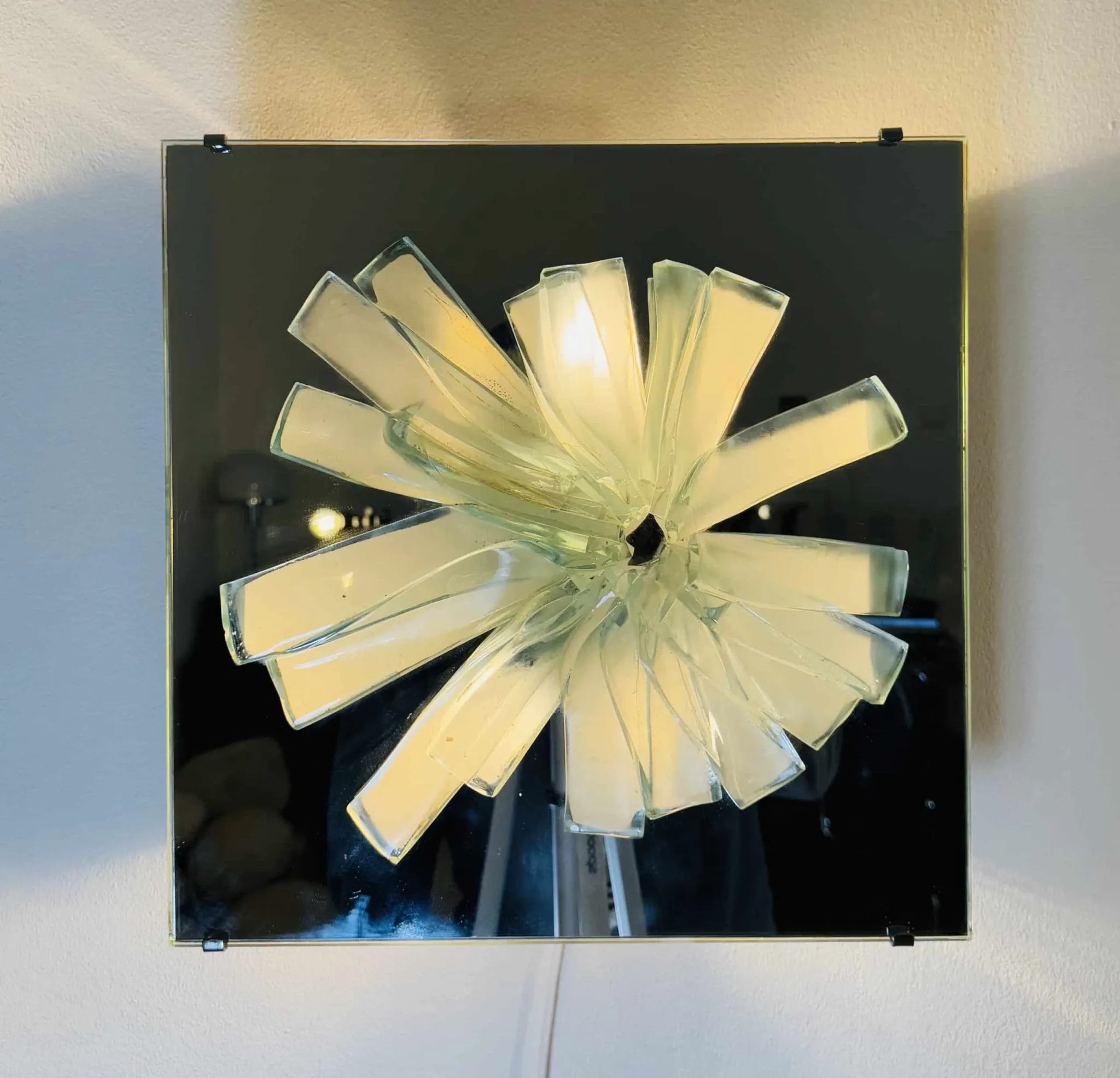 C-1540.00 Wall appliques Lichtreliëf by Raak Amsterdam, Netherlands, 1960s.