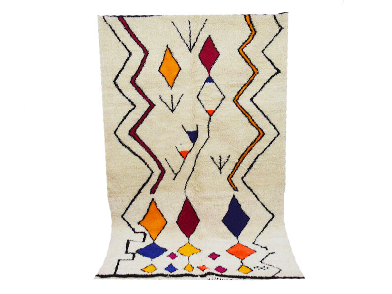 Handmade moroccan berber carpet 255 x 156 cm