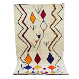 Handmade moroccan berber carpet 255 x 156 cm